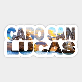 CABO SAN LUCAS - Mexico Famous Arch Sunset Sticker